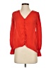 Joie Red Long Sleeve Blouse Size XS - photo 1