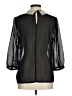 Dizzy Lizzy 100% Polyester Black 3/4 Sleeve Blouse Size M - photo 2