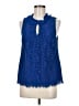 J.Crew Blue Sleeveless Blouse Size M - photo 1