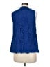 J.Crew Blue Sleeveless Blouse Size M - photo 2