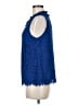 J.Crew Blue Sleeveless Blouse Size M - photo 5