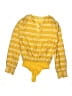 Tularosa Stripes Yellow Bodysuit Size XS - photo 1