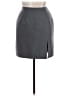 Isaac Hazan Solid Gray Formal Skirt Size 14 - photo 1