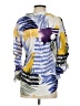 Chico's Print Yellow 3/4 Sleeve Button-Down Shirt Size Sm (0.5) - photo 2