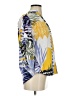 Chico's Print Yellow 3/4 Sleeve Button-Down Shirt Size Sm (0.5) - photo 4