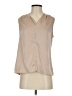 Shein Tan Sleeveless Blouse Size 4 - photo 1