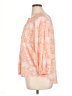 St. John's Bay Floral Orange 3/4 Sleeve Blouse Size XL - photo 5