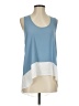 BCBGMAXAZRIA Blue Sleeveless Blouse Size S - photo 1