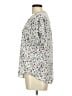 Maurices 100% Polyester Floral Ivory Short Sleeve Blouse Size M - photo 5