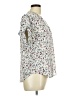 Maurices 100% Polyester Floral Ivory Short Sleeve Blouse Size M - photo 4