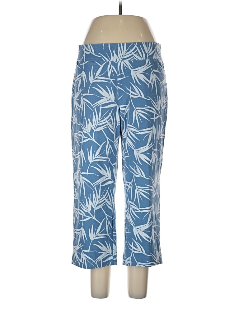 Pre-owned Lands' End Casual Pants In Blue