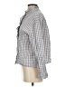 Unbranded 100% Cotton Checkered-gingham Gray Long Sleeve Button-Down Shirt Size S - photo 5