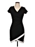 Almost Famous Graphic Black Cocktail Dress Size L - photo 1
