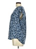 Chaus Blue Short Sleeve Blouse Size M - photo 5