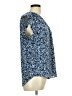 Chaus Blue Short Sleeve Blouse Size M - photo 4