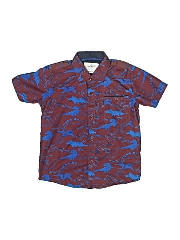 CRAFT + FLOW Short Sleeve Button-Down Shirt (view 1)