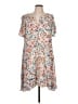Maeve 100% Polyester Floral Tan Casual Dress Size L - photo 1