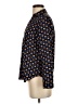 Ann Taylor 100% Polyester Print Black Long Sleeve Blouse Size XS (petite) - photo 5