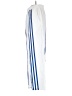 Unbranded 100% Polyester Stripes White Track Pants Size S - photo 5