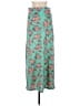 rue21 Floral Teal Casual Skirt Size 6 - photo 2