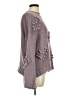 Woven Heart Hearts Gray Pullover Sweater Size M - photo 4