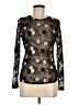 Ro & De Black Long Sleeve Blouse Size M - photo 1