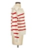 LA MAILLE SEZANE Paris Stripes Ivory Pullover Sweater Size XXS - photo 4