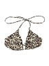 Unbranded Animal Print Brown Swimsuit Top Size S - photo 1