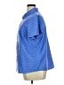 Blair Polka Dots Blue Short Sleeve Blouse Size XL - photo 5