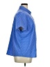 Blair Polka Dots Blue Short Sleeve Blouse Size XL - photo 4