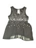 Justice 100% Polyester Gray Sleeveless Blouse Size 7 - photo 1