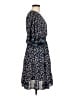 Max Studio 100% Polyester Floral Blue Casual Dress Size M - photo 4