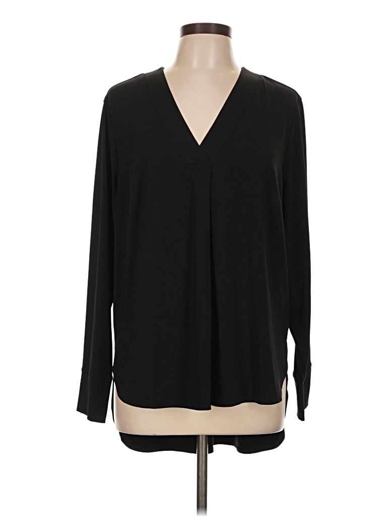 Pre-owned Universal Standard Long Sleeve Blouse In Black