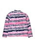 Eddie Bauer 100% Polyester Stripes Pink Track Jacket Size 10 - 12 - photo 2