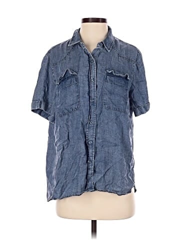 Jane and Delancey Short Sleeve Button-Down Shirt (view 1)