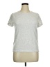 Gap Tweed Silver Short Sleeve T-Shirt Size XL - photo 1