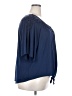New York Laundry 100% Polyester Blue Short Sleeve Blouse Size 3X - photo 4