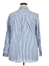 Old Navy 100% Cotton Stripes Blue Long Sleeve Button-Down Shirt Size XXL - photo 2