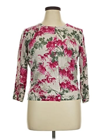 Garnet Hill 3/4 Sleeve Blouse (view 1)