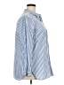 Old Navy 100% Cotton Stripes Blue Long Sleeve Button-Down Shirt Size XXL - photo 4