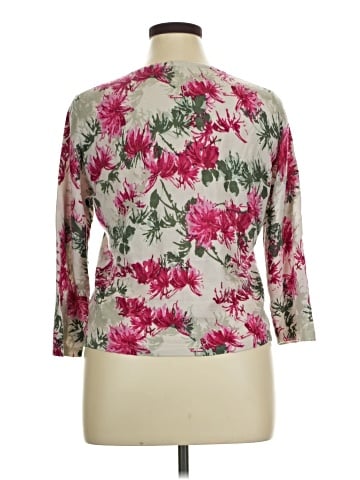 Garnet Hill 3/4 Sleeve Blouse (view 2)