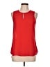 Violet & Claire 100% Polyester Red Sleeveless Blouse Size L - photo 1