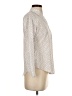 Ann Taylor 100% Polyester Polka Dots Ivory Long Sleeve Blouse Size XS (petite) - photo 4