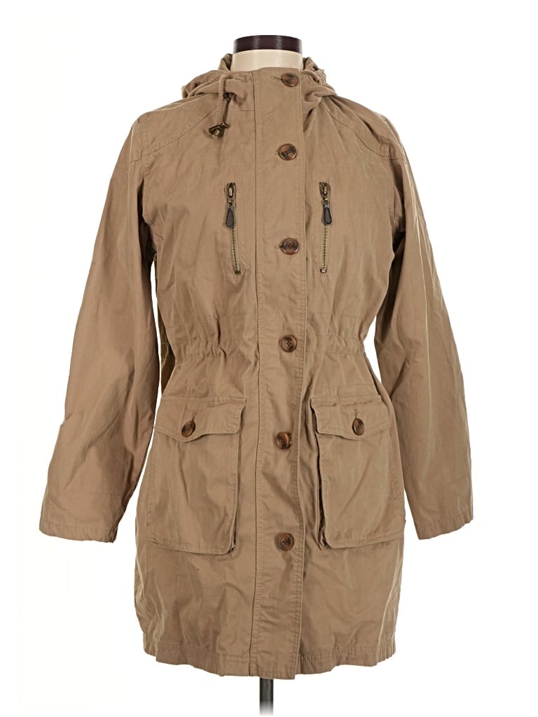 Pre-owned Eddie Bauer Trenchcoat In Tan