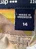 Gap Outlet 100% Cotton Tweed Yellow Shorts Size 14 - photo 4