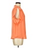 Liz Claiborne 100% Polyester Orange Short Sleeve Blouse Size M - photo 4