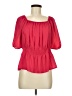 Ann Taylor LOFT Outlet 100% Polyester Red 3/4 Sleeve Blouse Size M - photo 1