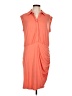 Mossimo Orange Casual Dress Size L - photo 1