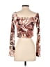 Bailey Rose Brown 3/4 Sleeve Top Size M - photo 2