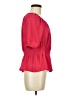 Ann Taylor LOFT Outlet 100% Polyester Red 3/4 Sleeve Blouse Size M - photo 4